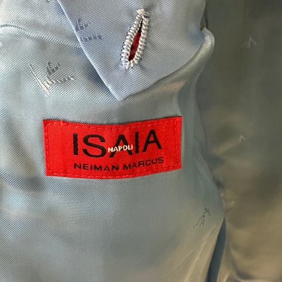 Isaia Suit Jacket Sport Neiman Marcus Made in Italy High End Classy - Picture 4 of 5